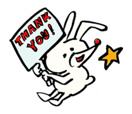 Tamu's Asymmetry rabbit sticker #5722813