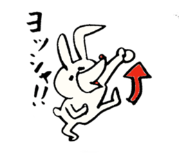 Tamu's Asymmetry rabbit sticker #5722815