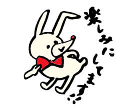 Tamu's Asymmetry rabbit sticker #5722819