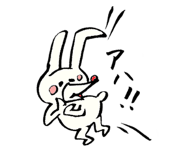 Tamu's Asymmetry rabbit sticker #5722829