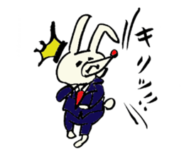 Tamu's Asymmetry rabbit sticker #5722831