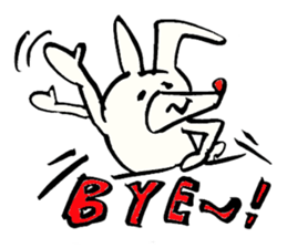 Tamu's Asymmetry rabbit sticker #5722843