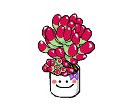 fleshy plant sticker #5723813