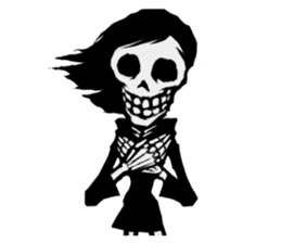 skeleton_girl sticker #5723856