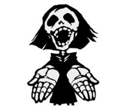 skeleton_girl sticker #5723866