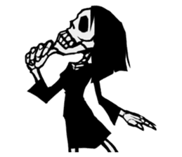 skeleton_girl sticker #5723881