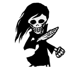 skeleton_girl sticker #5723884