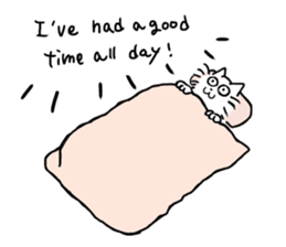 Bushy cat sticker #5723922