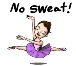 Nonbiri ballet company returns (English) sticker #5724454