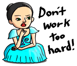 Nonbiri ballet company returns (English) sticker #5724457