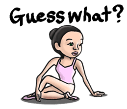 Nonbiri ballet company returns (English) sticker #5724459