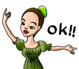 Nonbiri ballet company returns (English) sticker #5724463