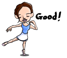 Nonbiri ballet company returns (English) sticker #5724464