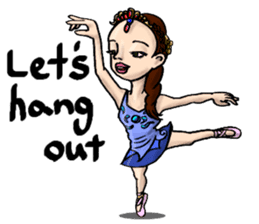 Nonbiri ballet company returns (English) sticker #5724469