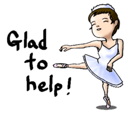 Nonbiri ballet company returns (English) sticker #5724471