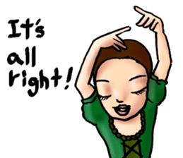 Nonbiri ballet company returns (English) sticker #5724480