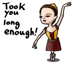 Nonbiri ballet company returns (English) sticker #5724485