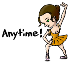 Nonbiri ballet company returns (English) sticker #5724486