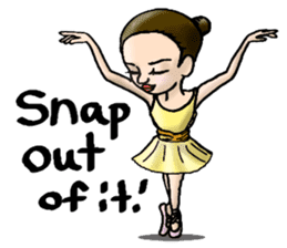 Nonbiri ballet company returns (English) sticker #5724487