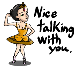 Nonbiri ballet company returns (English) sticker #5724488