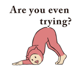 Little Devil Yoga sticker #5724553