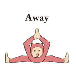 Little Devil Yoga sticker #5724559