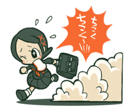 Old schoolgirl sticker #5725188