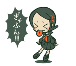 Old schoolgirl sticker #5725189