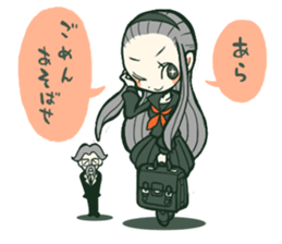 Old schoolgirl sticker #5725192