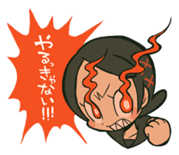 Old schoolgirl sticker #5725196