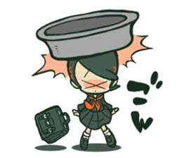 Old schoolgirl sticker #5725197