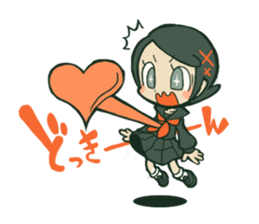 Old schoolgirl sticker #5725220