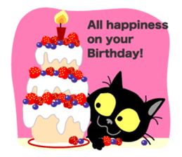 Communication of the cat / Spring sticker #5725914