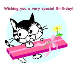 Communication of the cat / Spring sticker #5725917