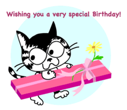 Communication of the cat / Spring sticker #5725917