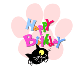 Communication of the cat / Spring sticker #5725923