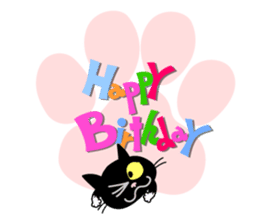 Communication of the cat / Spring sticker #5725923