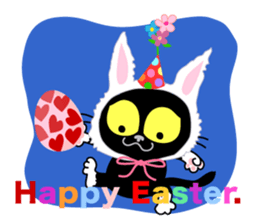 Communication of the cat / Spring sticker #5725943