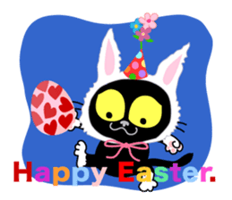 Communication of the cat / Spring sticker #5725943