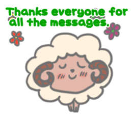 Cheer up! stickers of Sheep! sticker #5726108