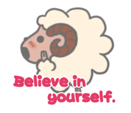 Cheer up! stickers of Sheep! sticker #5726109