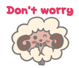 Cheer up! stickers of Sheep! sticker #5726110
