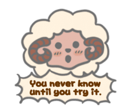 Cheer up! stickers of Sheep! sticker #5726112
