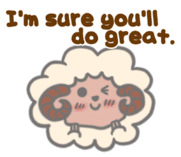 Cheer up! stickers of Sheep! sticker #5726113