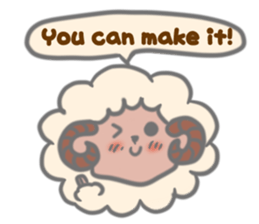 Cheer up! stickers of Sheep! sticker #5726115