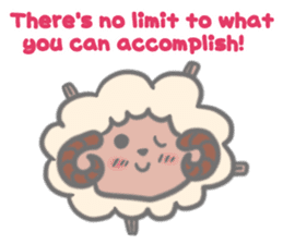 Cheer up! stickers of Sheep! sticker #5726119