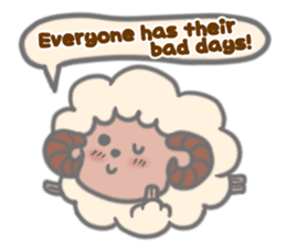 Cheer up! stickers of Sheep! sticker #5726120