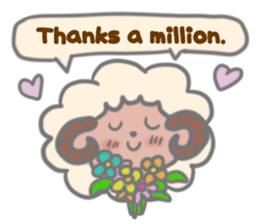 Cheer up! stickers of Sheep! sticker #5726121