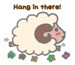Cheer up! stickers of Sheep! sticker #5726125