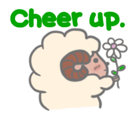 Cheer up! stickers of Sheep! sticker #5726130